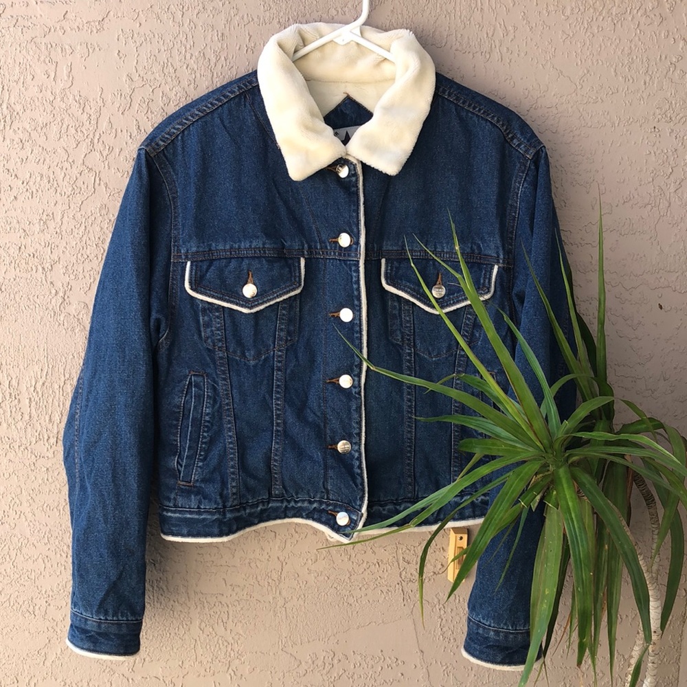 Star Blue Apparel Denim Sherpa Jacket 🔥